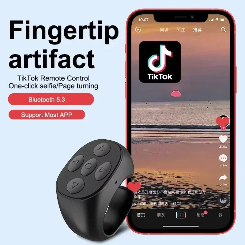 Smart Fingertip Ring Remote