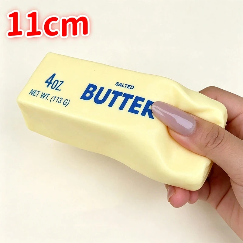 Butter Stick Squishy Squeeze Fidget Toy Sticky Butter Stick Shapeable Slow Rebound Fidget Squeeze Toy Adult Sensory Fidget Toys