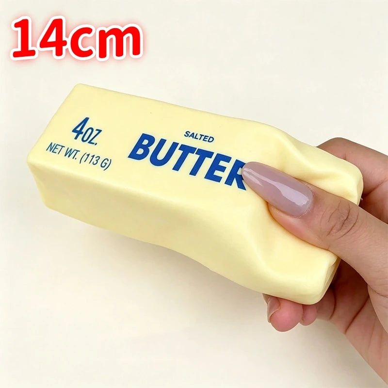 Butter Stick Squishy Squeeze Fidget Toy Sticky Butter Stick Shapeable Slow Rebound Fidget Squeeze Toy Adult Sensory Fidget Toys