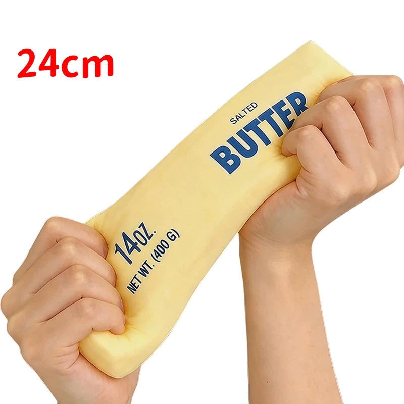 Butter Stick Squishy Squeeze Fidget Toy Sticky Butter Stick Shapeable Slow Rebound Fidget Squeeze Toy Adult Sensory Fidget Toys